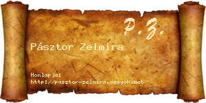 Pásztor Zelmira névjegykártya